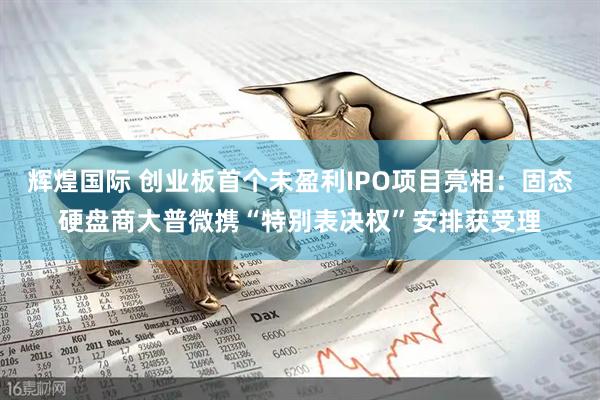 辉煌国际 创业板首个未盈利IPO项目亮相：固态硬盘商大普微携“特别表决权”安排获受理